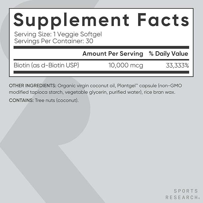 Sports Research® Supplements for Women Pack - Biotin 10000mcg + Multi Collagen Pills Collagen Peptides (Type I II III V X) Enhanced with Hyaluronic Acid &amp Vitamin C + Vitamin D3 + K2 5000iu