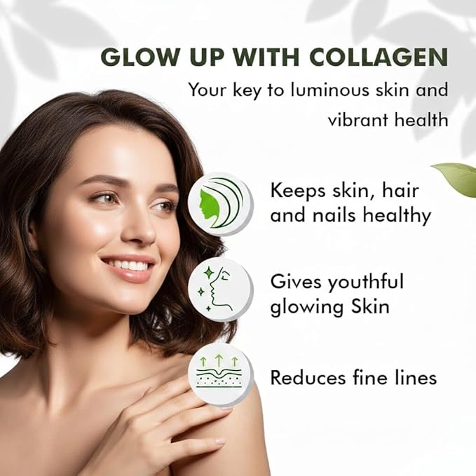 Plant Based Collagen Builder 90GM for Youthful &amp Glowing Skin. Collagen Powder for Men and Women