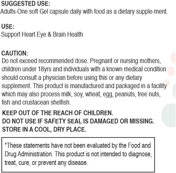 H4U Omega 3-6-9 Supplement with Flax Seed Evening Primrose Canola Black Currant and Pumpkin Seed Oils. Supports Heart Joint and Skin Health. Non-GMO and Gluten-Free. 90 softgels.