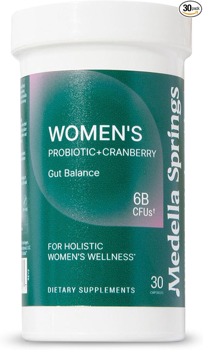 Women Probiotics w/ Prebiotics &amp Cranberry - Probiotics for Vaginigal Health 6 Billion CFU 4-Strain (Including Bifidobacterium Longum &amp Lactis) Prebiotic Probiotic for Vaginal Health