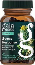 Stress Response with Rhodiola Ashwagandha Holy Basil (30 Vegetarian Liquid Capsules)