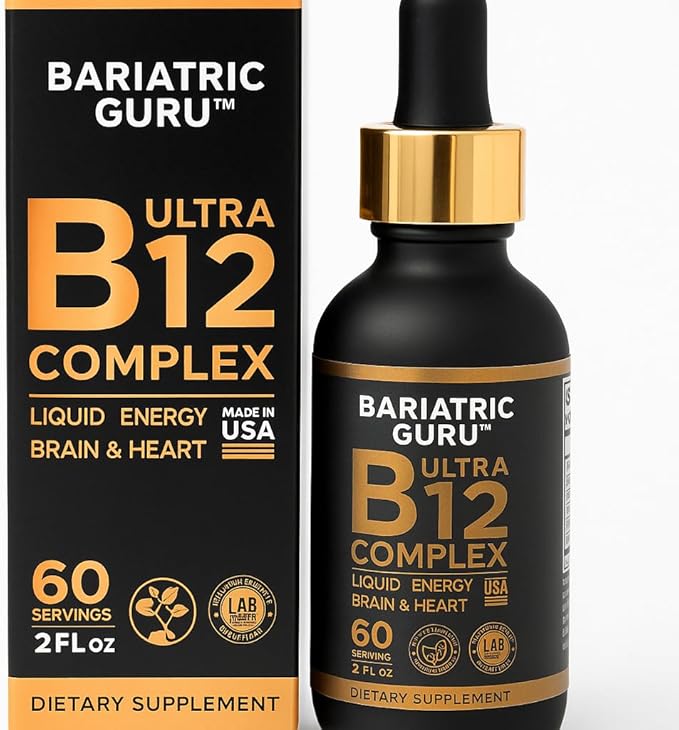 Ultra Vitamin B12 Complex Liquid Drops B12 Sublingual Complex B12 Vitamin 1000mcg - B12 Methylcobalamin for Energy Brain &amp Heart Support