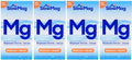 Slow Mag Magnesium Chloride and Calcium 60 Tablets Each (Value Pack of 4)
