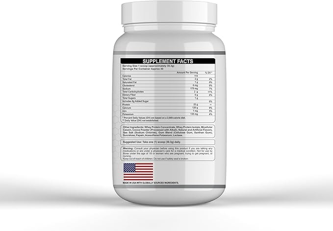 Warfare 2 lbs Advanced Whey Protein Blend 22g Protein per Serving Amazing Flavors (2 lbs Cookies and Cream)