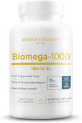 Biotics Research Biomega-1000™ Omega 3 Fish Oil With EPA 529mg / DHA 353mg– Omega-3 Fatty Acids 1000 mg- Highly Concentrated Fish Oil 90 Days Servings–Supports Immune Brain &amp Heart Health–90 Soft