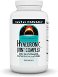 Source Naturals Hyaluronic Joint Complex with Glucosamine Chondroitin &amp MSM Extra Strength - 240 Tablets