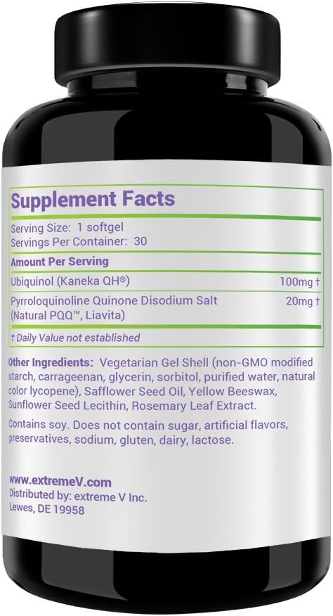 FertileQQ ULTRA Ubiquinol (QH) plus PQQ to BOOST Mama's 2B Natural Reproductive Support #1 Formula for Support of Mitochondria Egg Cell Health - Doctor Recommended Fertility Formula.