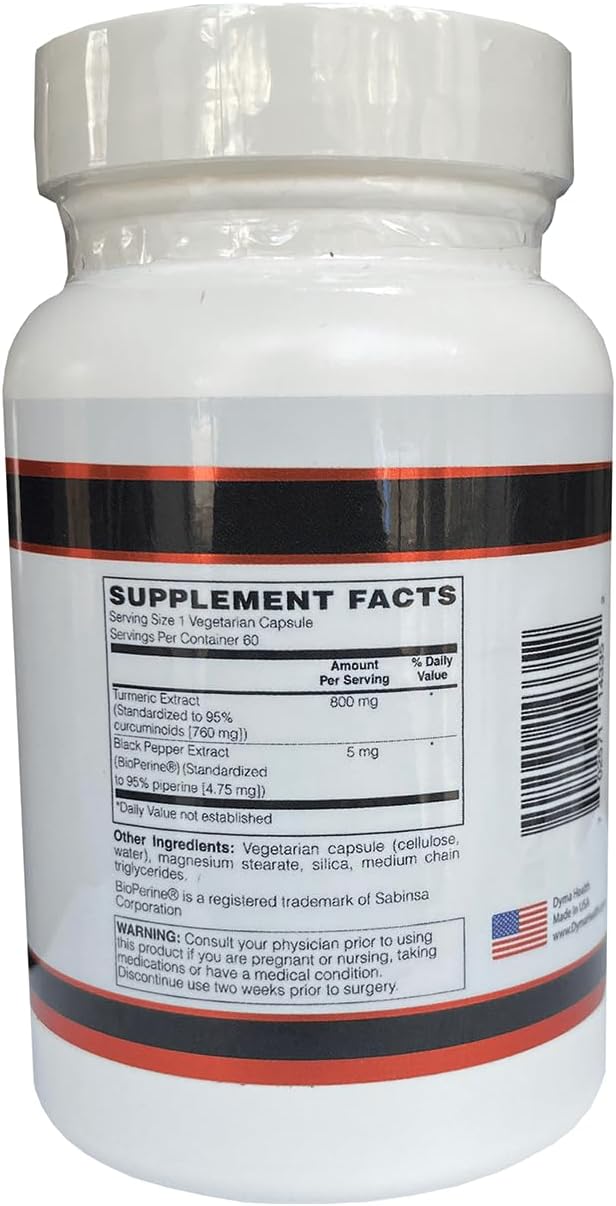 DYMA® Turmeric Supplements for Natural Pain Relief &amp Inflammation