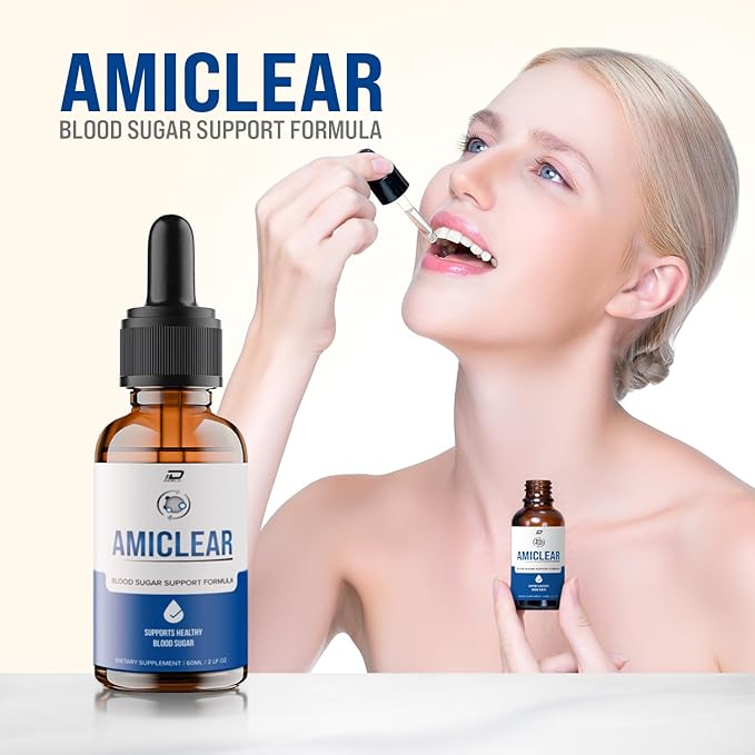 Amiclear Drops Healthy Formula - Dietary Supplement Drops - Extra Strength Amiclear Liquid Drops Grape Seed Amiclear Drops Reviews (5 Pack - 300 ML)