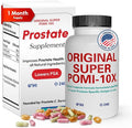 Orignal Super POMI 10X Prostate Supplements for Men - Herbal Formula with Pomegranate Turmeric and Green Tea - Supports Prostate Function and Promotes Urinary Comfort - 90 Count