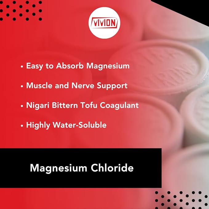 Magnesium Chloride - Bulk 20 kg (44 lb) - FG Nigari Bittern Sea Salt - Food Grade Firm Tofu Coagulant - Mineral Salt Tablet Capsule Supplement Excipient &amp Buffering Agent