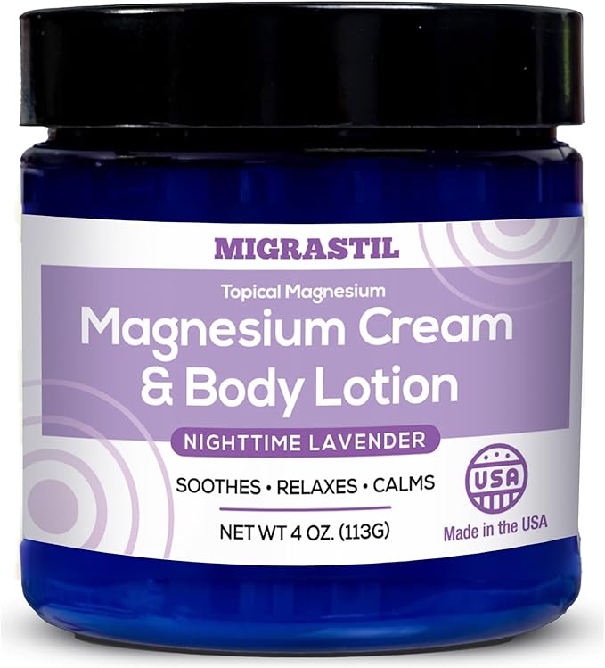 Topical Magnesium Cream &amp Lavender Magnesium Cream Bundle