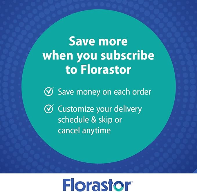 Florastor Select Pro+Pre Daily Probiotic and Prebiotic Supplement for Women and Men Boosts Good Bacteria Saccharomyces Boulardii CNCM I-745 (30 Capsules) (Pack of 2)