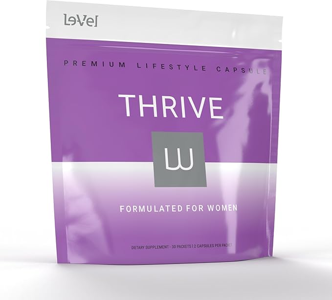 Le-Vel Thrive Premium Vitamins &amp Minerals Capsules for Women | 60 Capsules | Womens Multivitamin Lifestyle Capsule | Gluten Free | Multi Minerals Supplement | Energy Boost 30 Day Supply
