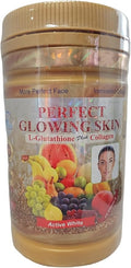 DSM Health Worldwide Phyto Collagen Perfect Glowing Skin with L-Glutathion Plus and Collagen Active White Powder Supplements 850g Jar
