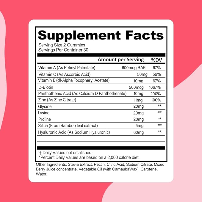 earth &amp elle Vegan Collagen Booster Gummies for Women with Biotin and Vitamins - Boosts Hair Nails and Skin Health Anti-Aging - Delicious Sugar Free Berry Flavor - Easy to Chew - 60 Count