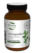 St. Francis Herb Farm Ashwagandha KSM-66® (60 Capsules) Enhanced Potency 12:1 Powder Extract Made with Organic Ashwagandha Herbs GMO Free Vegetarian (1 Bottle) Adaptogen
