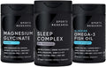 Sports Research® Sleep Pack - Sleep Complex with Melatonin 5mg + Magnesium Glycinate + Omega-3 Fish Oil