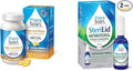 TheraTears Omega 3 Supplement 1200mg 90 ct (Pack of 1) &amp SteriLid Eyelid Cleanser and Face Wash for Irritated Eyes 2 fl oz Spray