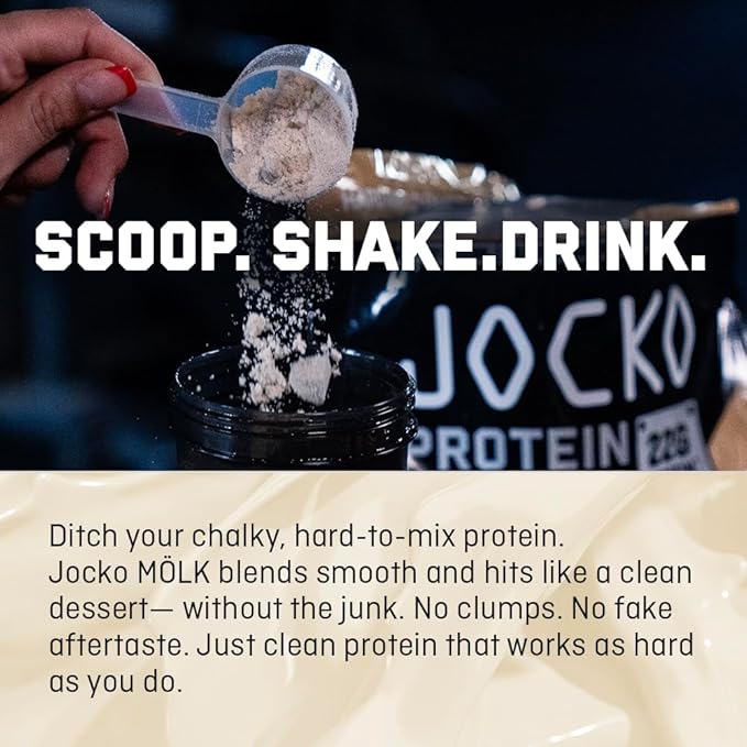 Jocko Fuel Whey Protein Powder Mint Chocolate 22g Protein Digestive Enzymes + Probiotic Blend No Sugar Added with Essential Amino Acids + Electrolyte Minerals 26 Servings
