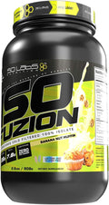 Iso Fuzion 100% Whey Isolate by Scilabs Nutrition | 28g Non Denatured Protein Powder Banana Nut MuffinFlavor 2lb