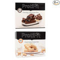 PROTIFIT - Low Calorie Chocolate Crisp &amp Fluffy Nutter Protein Bar 2 Pack High Protein 15g Protein Low Carb Low Sugar Ideal Protein Compatible 7 Servings Per Box (2 Pack)