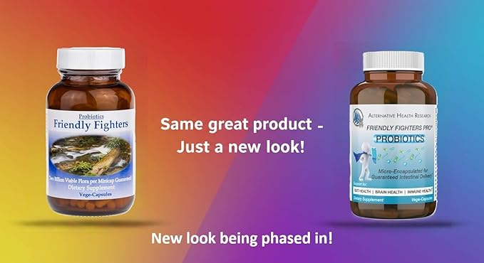 Friendly Fighters Pro® Probiotic | 3 Month Supply | Men &amp Women | Digestive &amp Immune Health* | Healthy Inflammation* &amp Allergy Relief* | Micro-Encapsulated for Guaranteed Delivery | Safe D