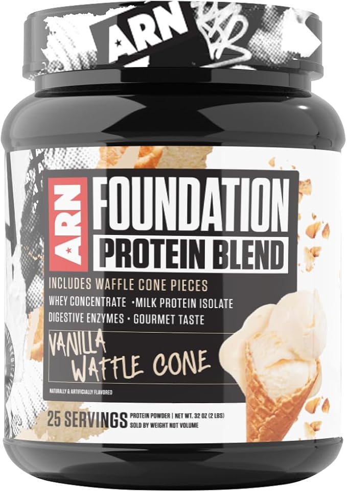 Arms Race Nutrition | ARN | Foundation Protein Blend (2 Pounds Vanilla Waffle Cone)