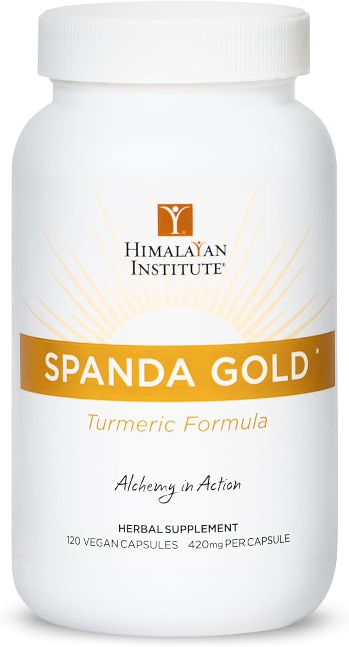 Himalayan Institute Spanda Gold Turmeric Formula 120 Capsules