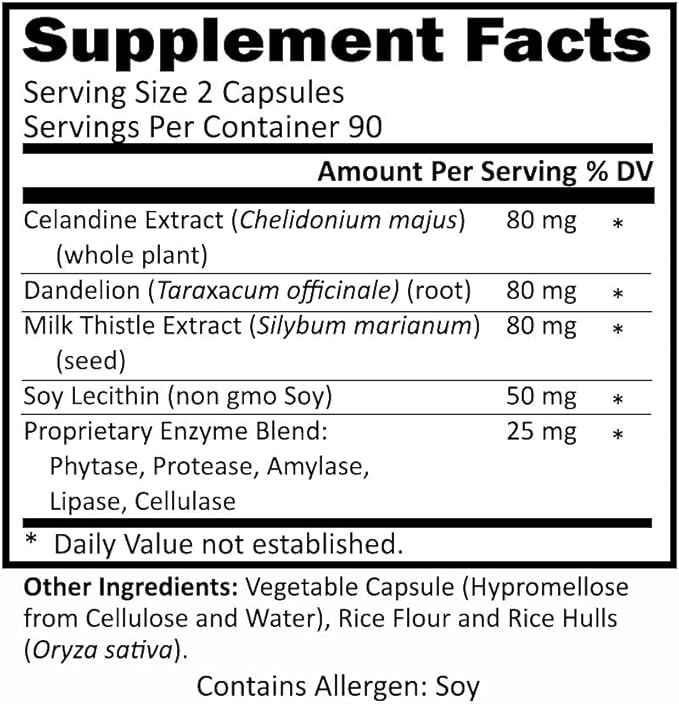 Milk Thistle Formula 180 caps.