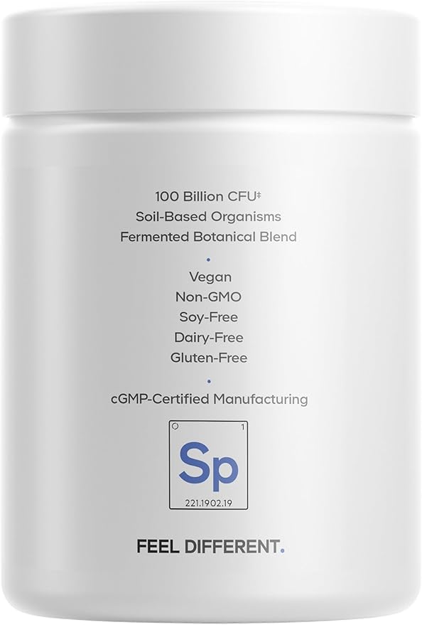 Codeage SBO Probiotics 100 Billion CFUs Per Serving Multi Strain Soil Based Organisms Blend and Organic Fermented Botanical Blend Shelf-Stable - 2 Pack