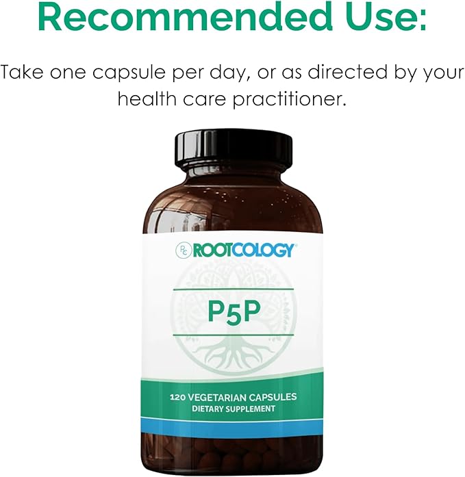 Rootcology by Dr. Izabella Wentz | P5P | Active Vitamin B6 to Support Balanced Mood and Healthy Response to Stress | 120 Vegetarian Capsules