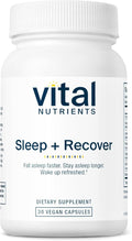 Vital Nutrients Sleep + Recover - Vegan Supplement - Sleep Support - Melatonin Ashwagandha &amp L-Theanine - Gluten Dairy &amp Soy Free - 30 Capsules