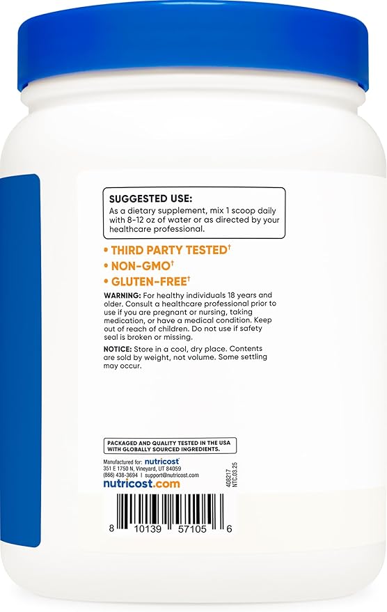Nutricost Magnesium Chloride (2LBS) - Gluten-Free Vegetarian Non-GMO