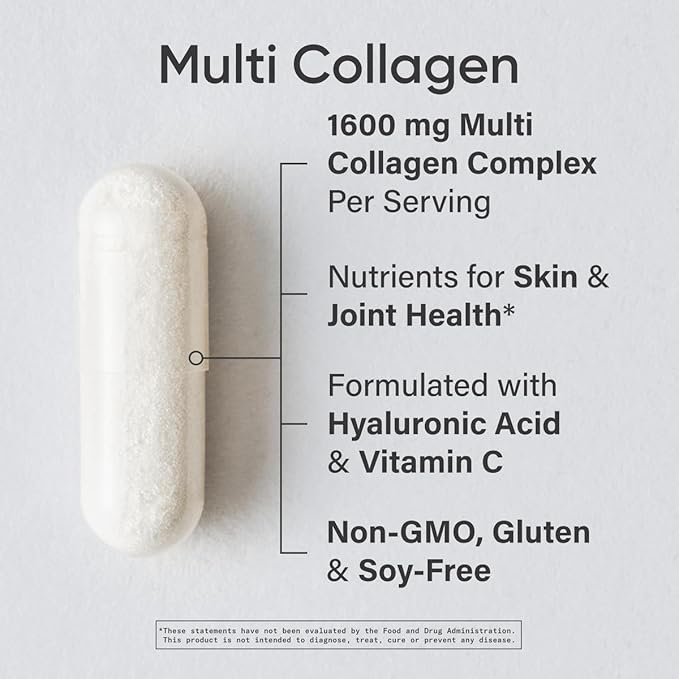 Sports Research® Healthy Hair Essentials - Biotin 10000mcg with Organic Coconut Oil Vitamin B7 for Healthy Skin and Hair Support + Multi Collagen Pills Peptides with Hyaluronic Acid &amp Vitamin C