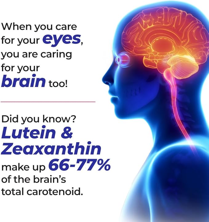 AFC Japan Diamond Vision PRO – Improved Up-Sized Formula - Lutein &amp Zeaxanthin 4X with Eye Vitamins – Visual Health Supplement for Adults Screen Exposure Night Use 60 Softgels