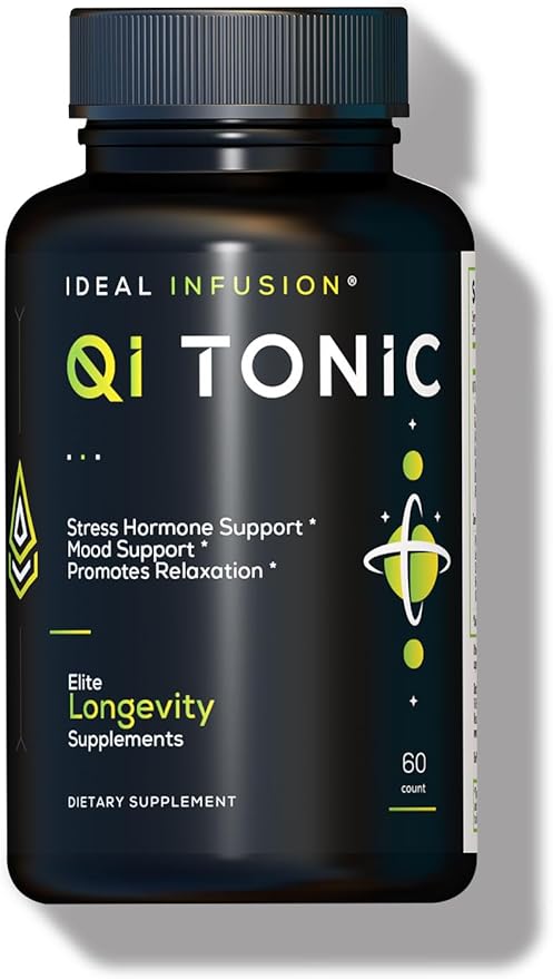 Ideal Infusion Cortisol Blocker and Mood Support: Promotes Relaxation &amp Stress Relief - Overall Wellbeing &amp Serenity Astragalus Root Ashwagandha Passion Flower (60 Servings) Vegan