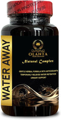 Water Away - Fast Acting Bloating Relief Kidney Support Natural Water Away Pills Immune Booster Diuretic Water Away Pills Milk Thistle Cranberry - 1 Bottle