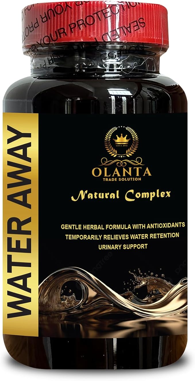 Water Away - Fast Acting Bloating Relief Kidney Support Natural Water Away Pills Immune Booster Diuretic Water Away Pills Milk Thistle Cranberry - 1 Bottle