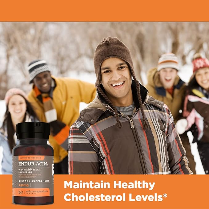 Endurance Products EPC Company NAD+ Niacinamide B3 Endur-Amide 500mg 200 Tablets and ENDUR-ACIN 250mg Niacin - Extended Release for Optimal Absorption &amp Low-Flush Vitamin B-3 200 Tablets