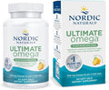 Nordic Naturals Plant Based Ultimate Omega Lemon Flavor - 60 Vegetarian Soft Gels - 1210 mg Omega-3 - Vegan EPA and DHA - Supplement Made from Algae - Brain &amp Heart Support - Non-GMO - 30 Serving