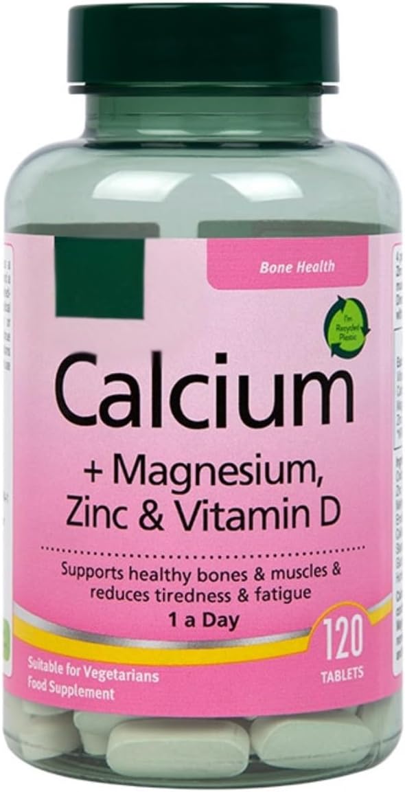 H and B Calcium + MagnesiumZinc &amp Vitamin D 120 Tablets