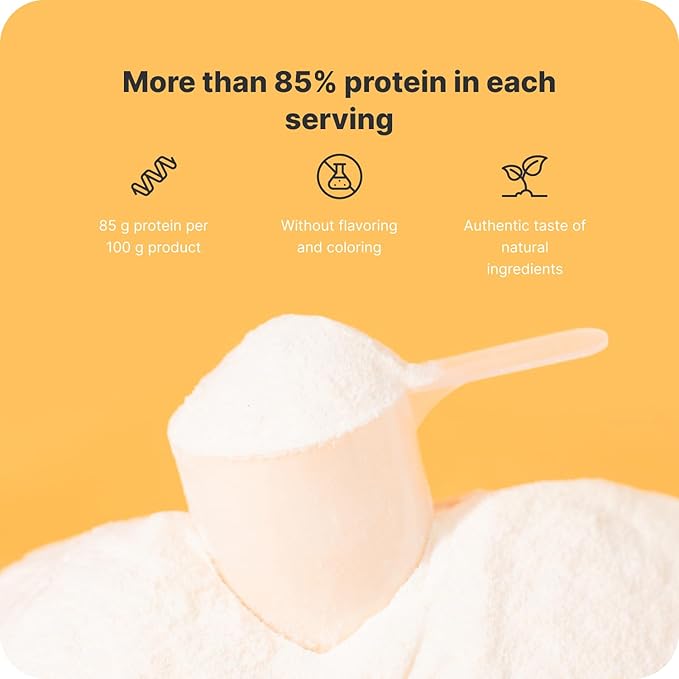 Clear Whey Isolate Fresh Fruity Protein Flavour Sweetened with Stevia Over 85% Protein Natural Ingredients No Artificial Flavours and Dyes (17.64 oz) (Strawberry Lemonade)