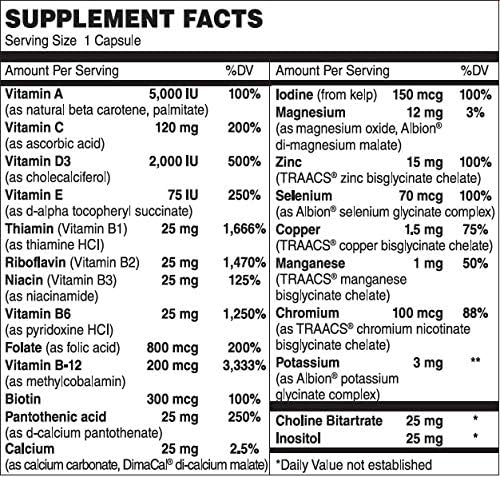 Nutri Supreme Research Once Daily Multi - Vitamin 90 Capsules