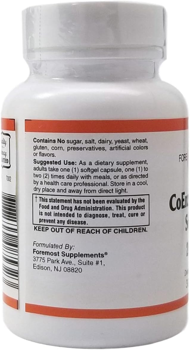 COENZYME Q10 200 MG 30 SOFTGELS