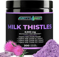 Purity’s Best Milk Thistle Extract 200 Vegan Caps 8500 Strength Standardized and Concentrated 50x Extract Silymarin Flavonoids Supports Liver Function Non-GMO Made in USA