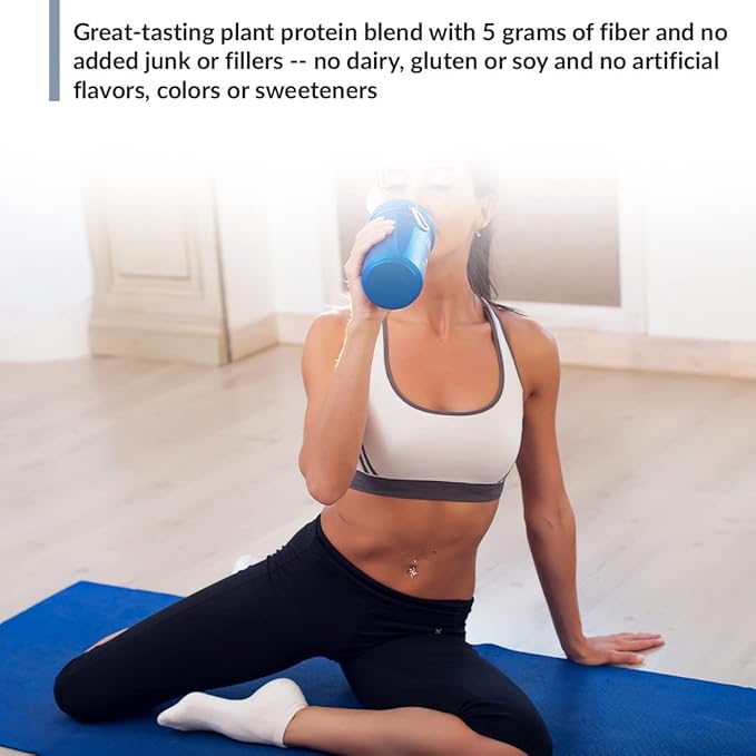 BioTrust Low Carb Plant Delicious Creamy 20 Grams of Clean Complete Plant-Based Protein 5 Grams Fiber 15 Superfoods Vegan Dairy-Free -14 Servings (Vanilla Caramel)