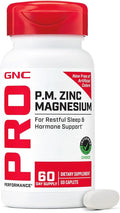 GNC Pro Performance Zinc Magnesium 60 Tablets Supports Restful Sleep and Anabolic Support