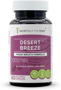 Desert Breeze 60 Capsules 1000 mg Sage Green Tea Ginkgo Cranberry Turmeric Peppermint. Fresh Breath Formula (60 Capsules)