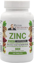 Peter Gillham's Life Essentials Zinc Tablets Immune System Support 50mg 250 Tablets